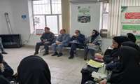 پایش گروهی مدیر و کارشناسان مرکز بهداشت شهرستان آستانه اشرفیه  از مرکز خدمات جامع سلامت روستایی شیرکوه
