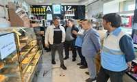 بازدید ضربتی سرپرست شبکه بهداشت و درمان و بازرسان سلامت محیط از کارگاههای شیرینی پزی ها