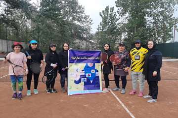 برگزاری مسابقه تنیس خاکی ویژه بانوان 